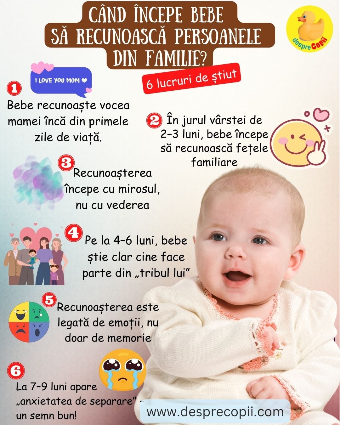 bebe dezvoltare sociala